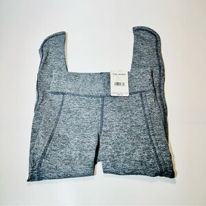 Free People Movement leggings Heathered Navy blue and gray New women size XS